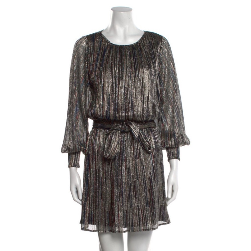 NWT Ramy Brook mini dress, Size: XS, Color: Metallic neutrals